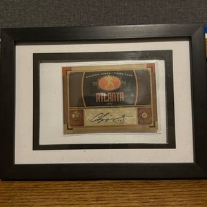 Autographed Chipper Jones Baseball Card